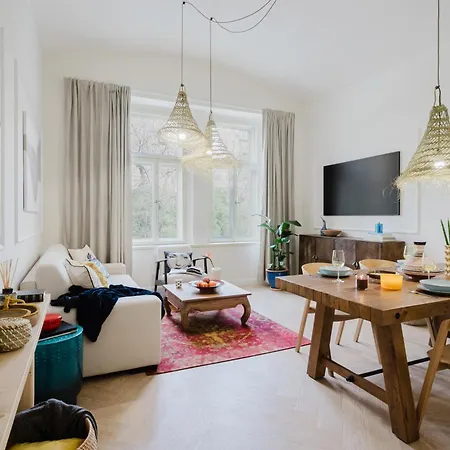 Prague Days - Boho One-Bedroom Apartment With Smart Tv In Vinohrady شقة